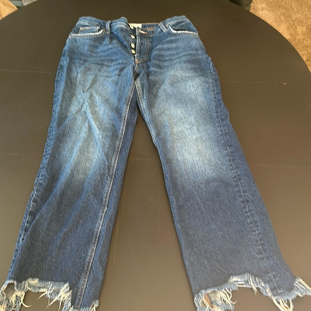 We the Free Maggie Mid Rise Straight Leg Jean